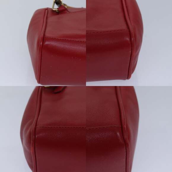 GUCCI Bamboo Hand Bag Leather Red Gold 007 1793 007 1793 - Picture 10 of 12